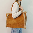 Teddy Cozy The Tote Shoulder Bag | Organic Cotton