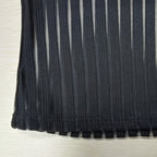 Sheer Mesh Tank Top with Sleeveless Design