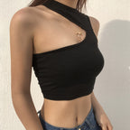 2019 Summer Women's Sexy Shoulder Cut Sports Tank Top