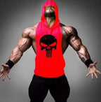Hooded Skull Bodybuilding Tank Top