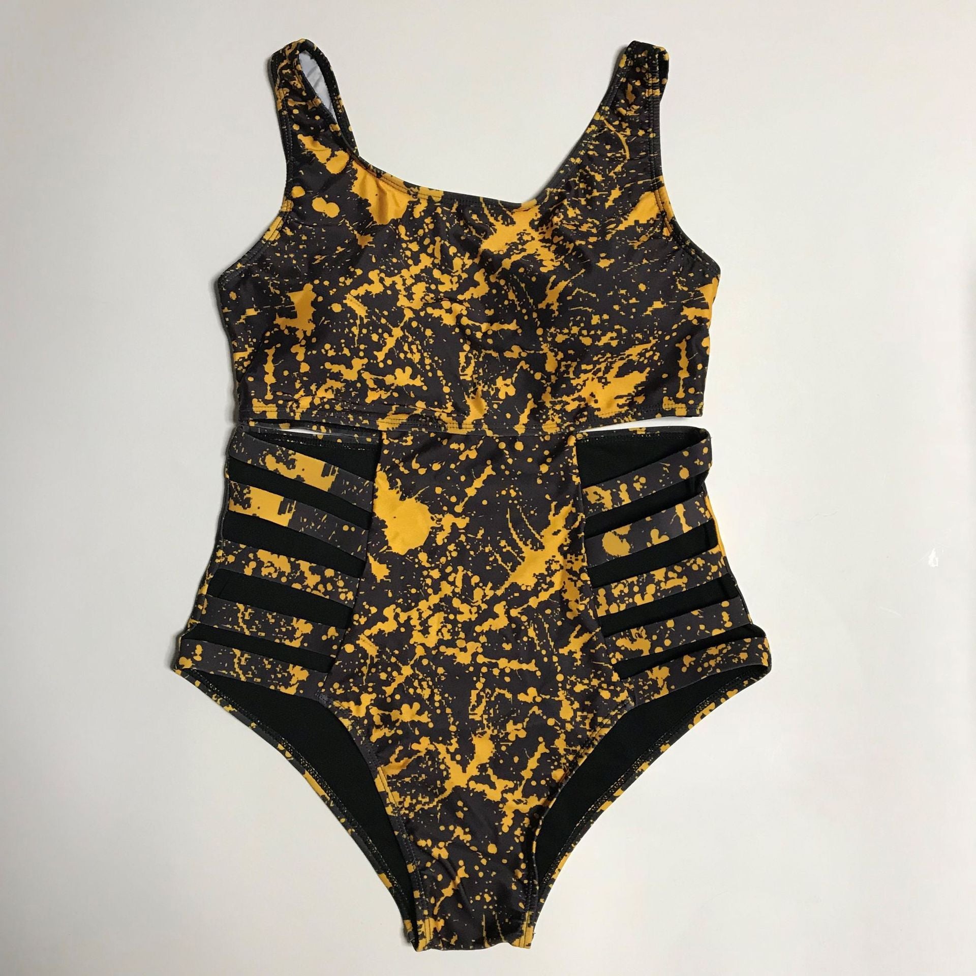 Plus Size Cut-Out One-Piece Swimsuit