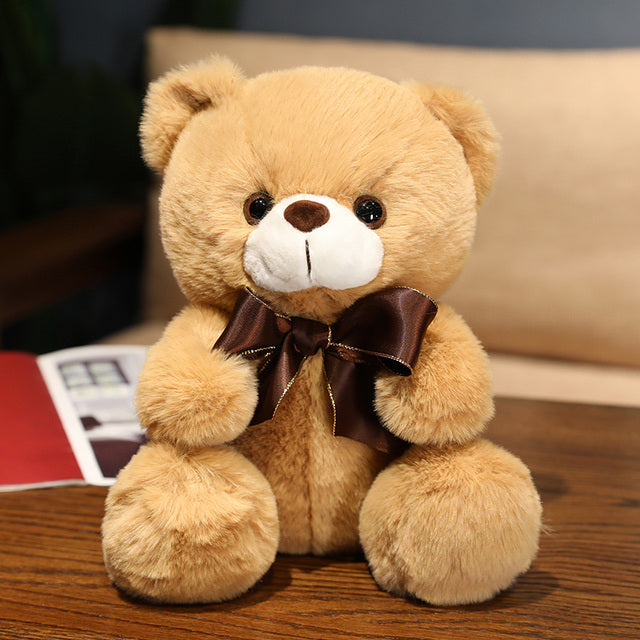 Knot Teddy Bear Plush Toy with Heart and Rose Design | Home Decor