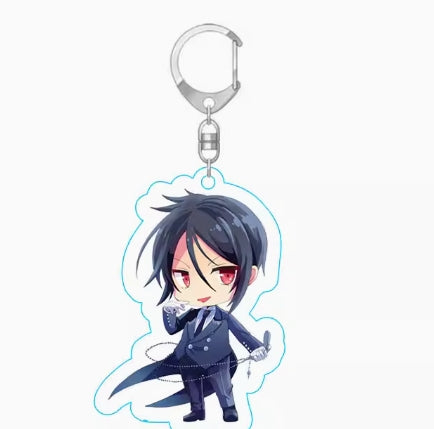 Acrylic Keychain - Double-Sided, Black Butler Accessory | Accessory
