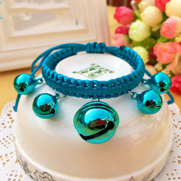 Cute Puppy and Cat Neck Jewelry Bell Collar