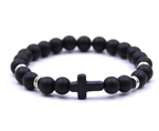 Stone White Turquoise Cross Bracelet (Multi-color)