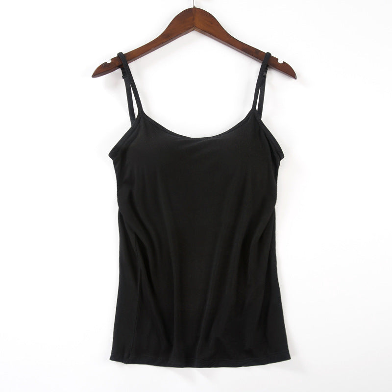Upgraded Modal Women's Wireless Yoga Tank Top with Pads