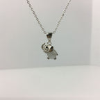 Opal Elephant Pendant Necklace