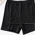 Women's High-Waist Double-Layer Safety Shorts