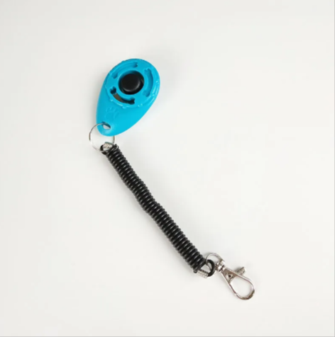Dog Training Clicker with Wrist Strap, Handheld Button Clicker for Puppy Obedience & Positive Reinforcement Training
