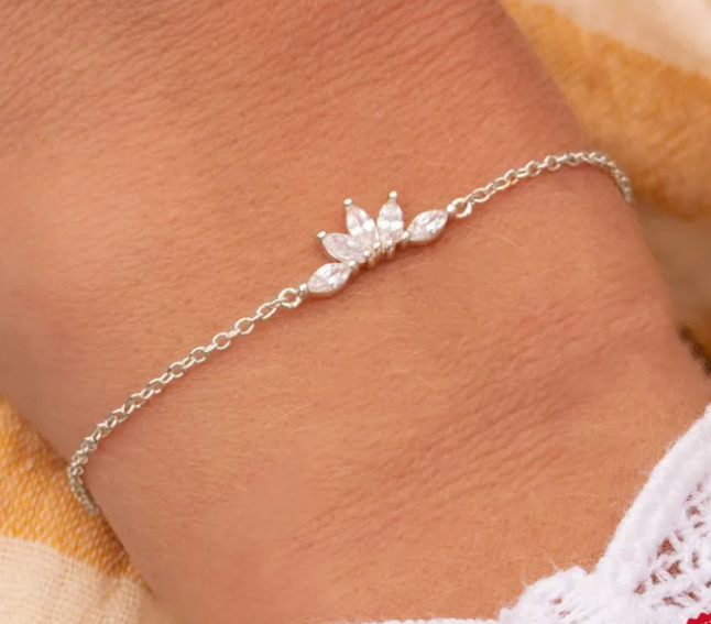 Marquise Zircon Chain Bracelet