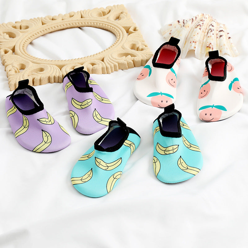 Kids' Non-Slip Fruit Print Water Shoes