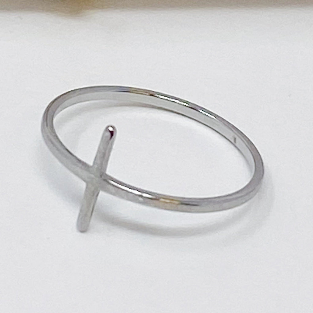 Side Cross Ring | Christian Jewelry