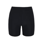 Women's Black Swim Boy Shorts / Swim Bottoms