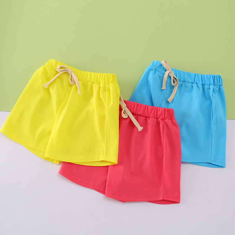 Kids Drawstring Summer Shorts