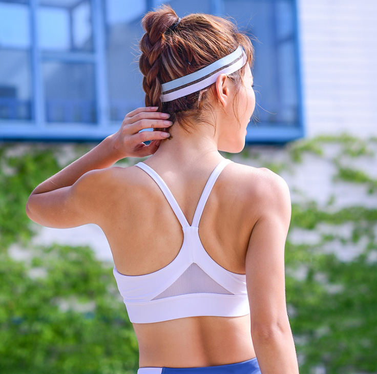 Sports Bra and Fitness Tank Top with Supportive Design