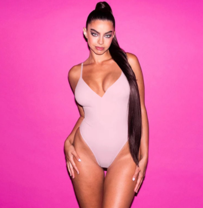 Black Scoop-Neck High-Cut One-Piece Swimsuit