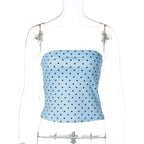 Polka Dot Slim-fit Women's Tank Top