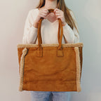 Teddy Cozy The Tote Shoulder Bag | Organic Cotton