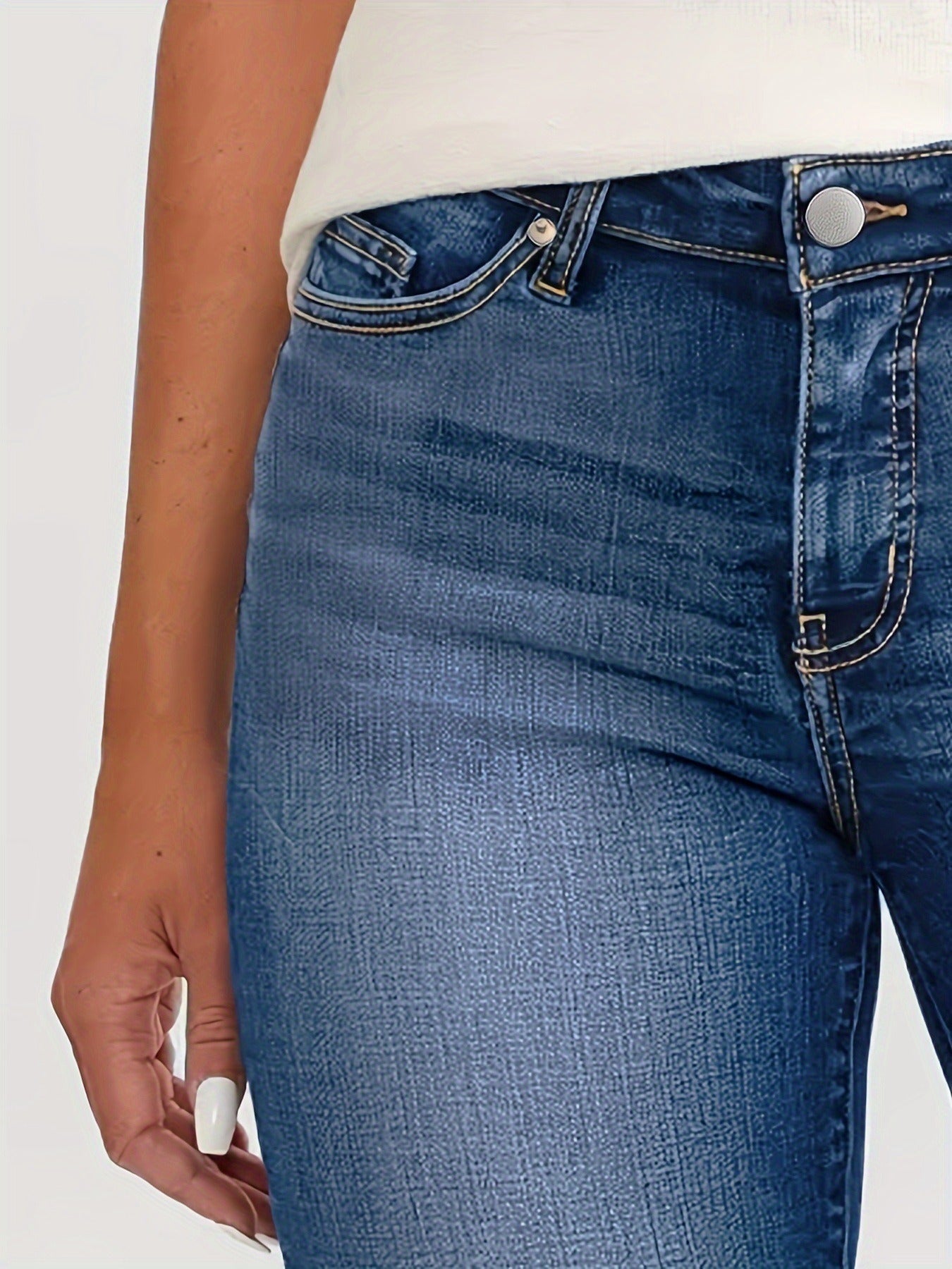 Women's Denim Button Shorts