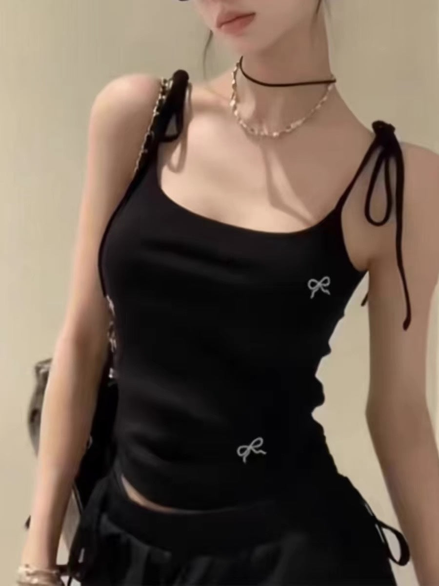 Butterfly Print Camisole - Slim Fit Sexy Outerwear