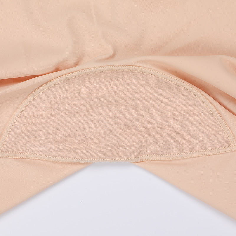 High-Waisted Plus Size Cotton Safety Shorts for Women