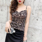 Leopard Print Camisole Women's Sleeveless Fashion Top
