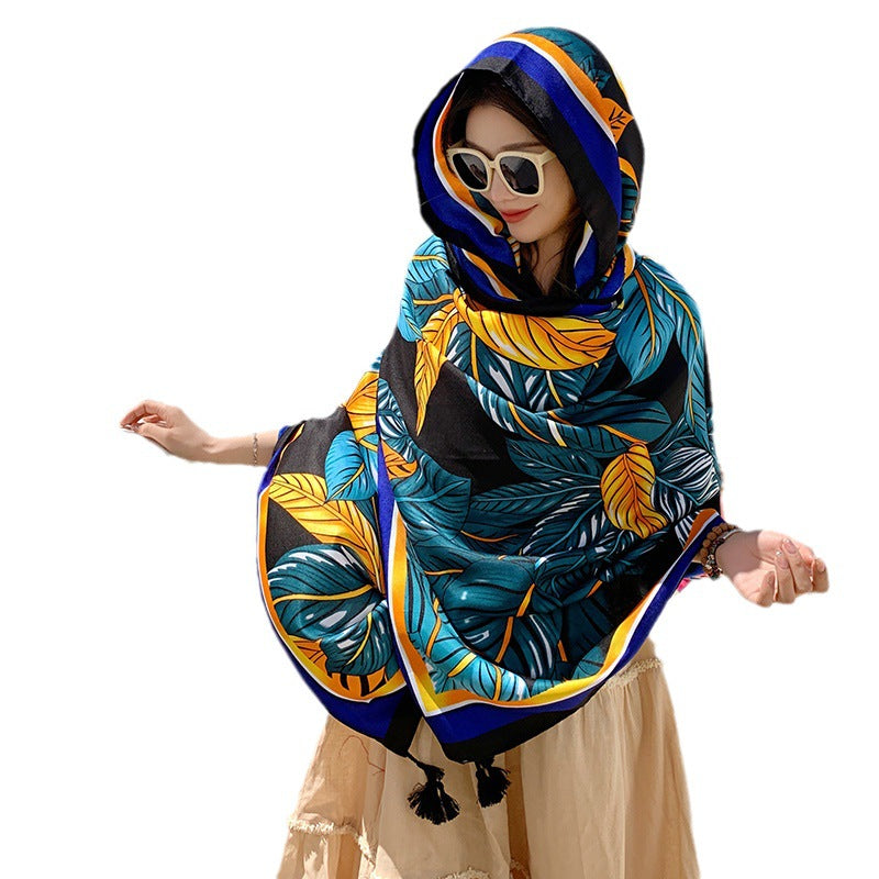 Boho Style Summer Sun Protection Cover-Up (One Piece)