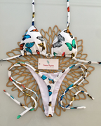 Brazilian Floral Triangle Bikini Set