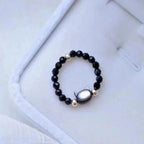 Beaded Pearl Stretch Ring