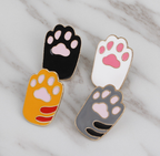 Paw Print Enamel Brooch Pin