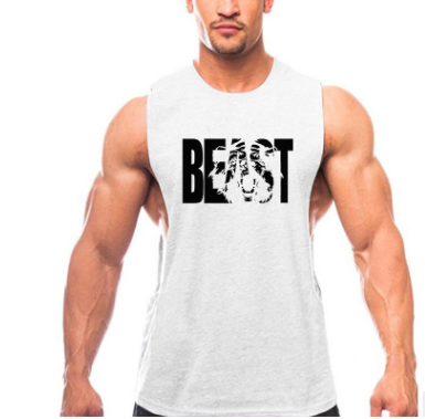 Round Neck High-Slit Sports Tank Top