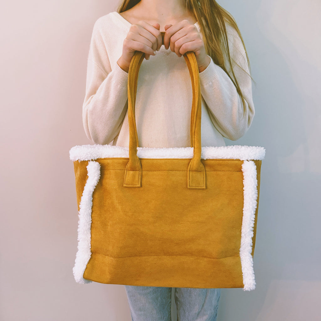Teddy Cozy The Tote Shoulder Bag | Organic Cotton