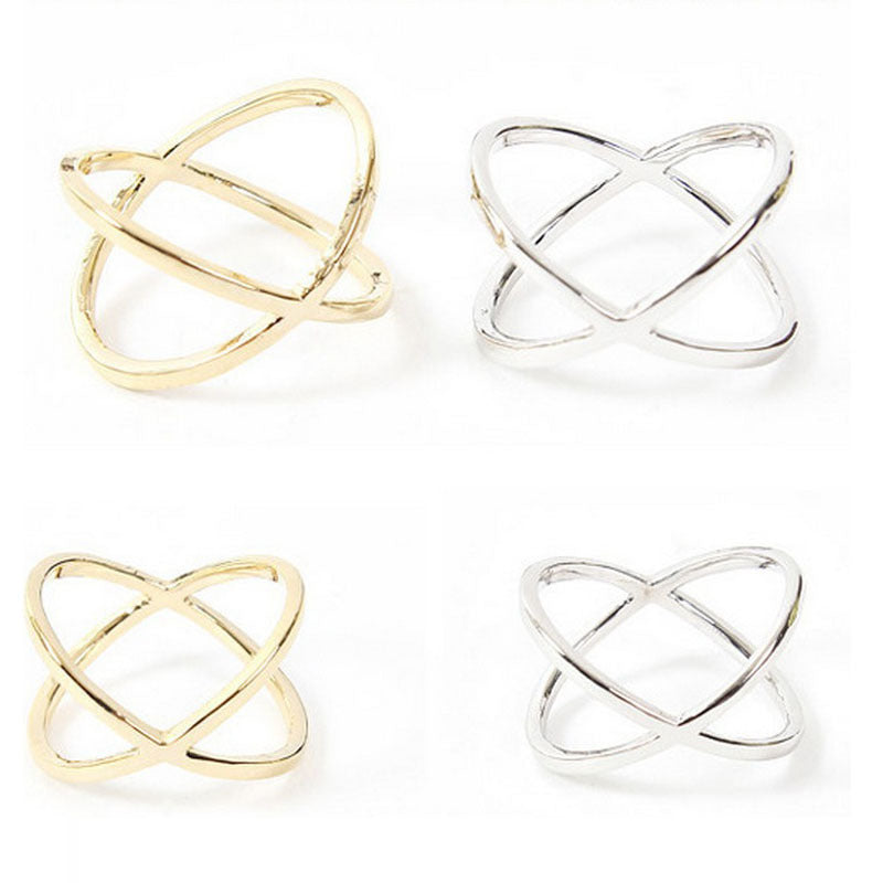 Cross Ring for Women - Hollow Design and Joint Finger