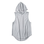 Men's Hooded Fitness Tank Top for Basketball & Running