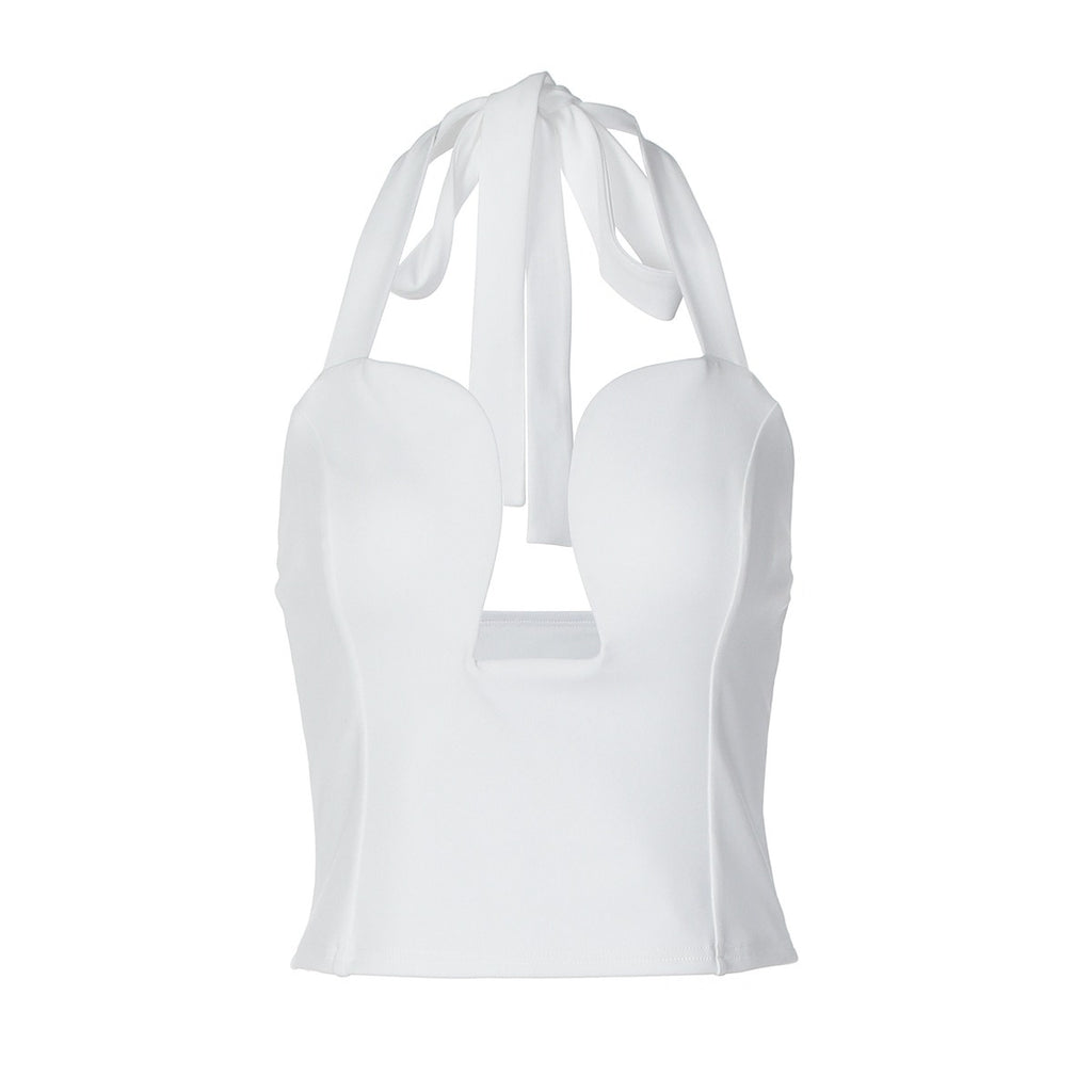 Double-layer Halter Top