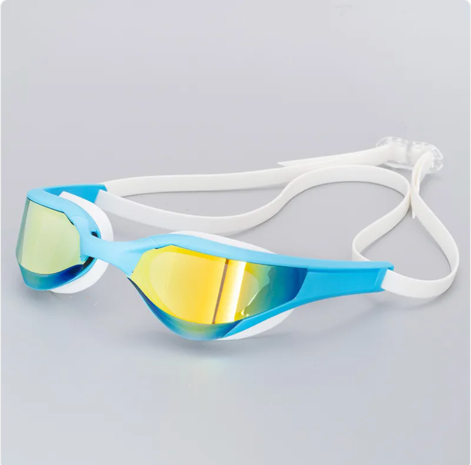 HD Racing Mirrored Anti-Fog Swim Goggles