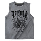Retro American Vintage Loose Sleeveless Tank Top for Men