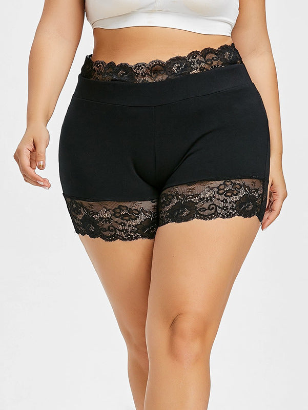 Lace Trimmed Base Shorts for Women