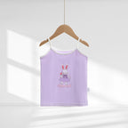 Summer New Girls' Cotton Cartoon Print Tank Top