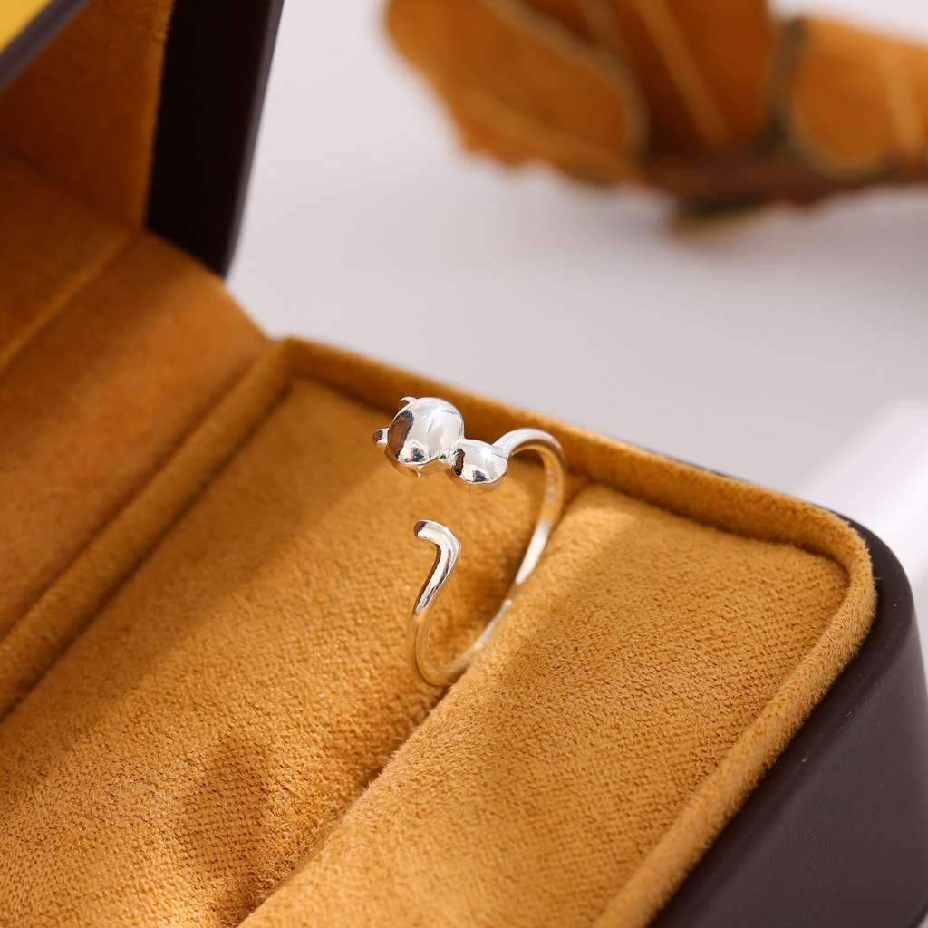 Cute Cat Adjustable Ring