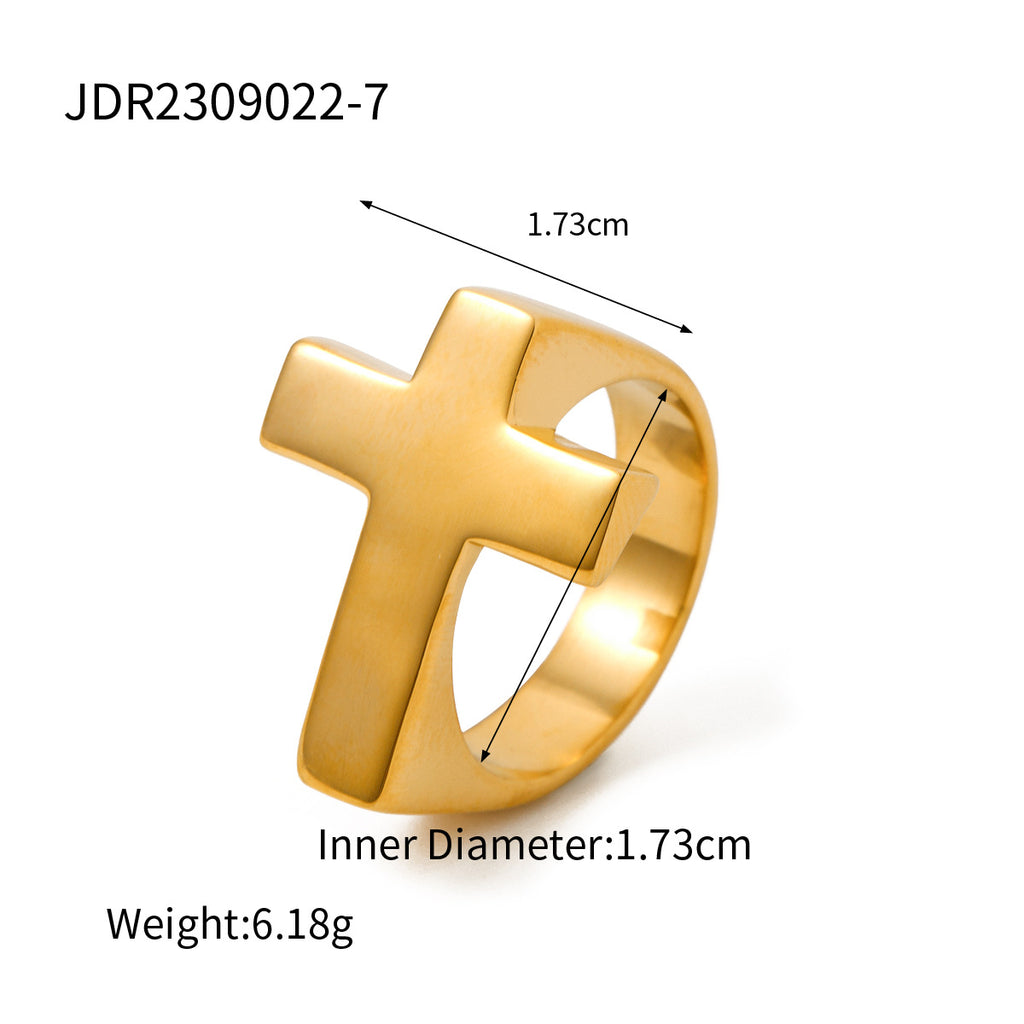 Stainless Steel Cross Shelf Ring
