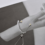 Hollow Cat Necklace - Silver Minimalist Design