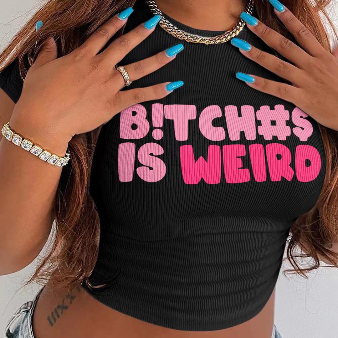 2022 Summer Women's Slim Fit Crop Top T-Shirt
