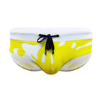 Men's Yellow Camo Swim Briefs