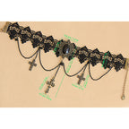 Vintage Harajuku Style Cross Choker Necklace Trio