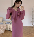 Two-Piece Suit Temperament Camisole Dress