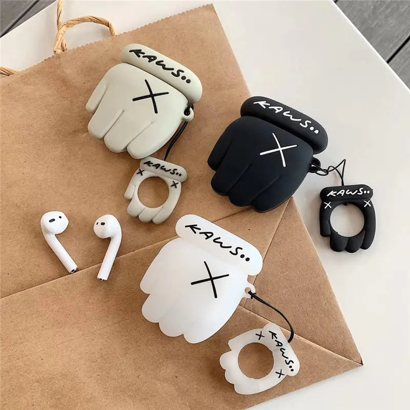Creative Bear Gloves AirPods Pro Case - KAWS Style | Accessory