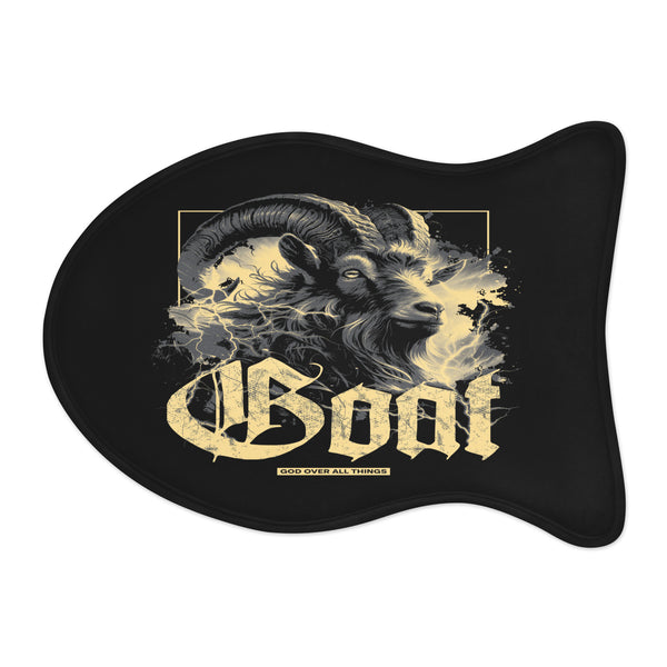 GOAT God Over All Things Pet Feeding Mat