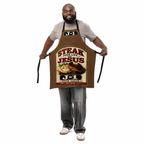 Steak Your Life On Jesus Christian Apron
