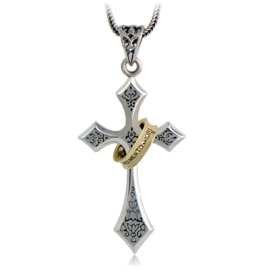Sterling Silver Cross Pendant Necklace